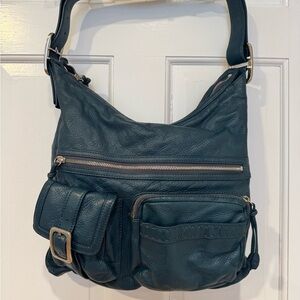 Cole Haan Teal Leather Shoulder Bag